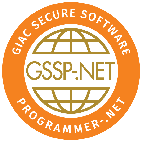 GIAC Secure Software Programmer-.NET (GSSP-.NET) logo